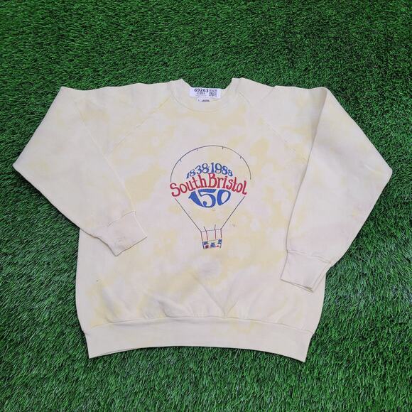 Vintage 1988 South-Bristol Sweatshirt Womens Large 21x22 USA - Picture 1 of 14